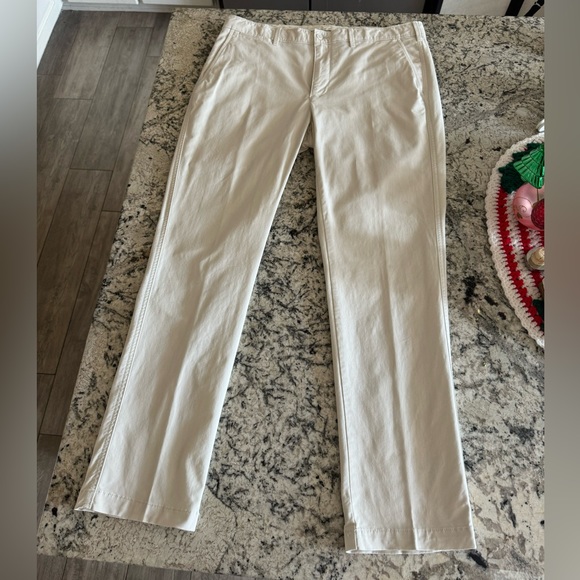 Cremieux Madison Fit Comfort Stretch Pants Off White Cream Men’s Size 36x32 - Picture 4 of 16